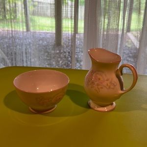 Sugar and Creamer Set - Marlborough Bone China - Sugar 2 in/Creamer 4 in